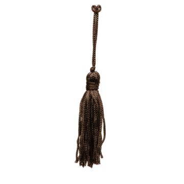 Dark Bark Key Tassel