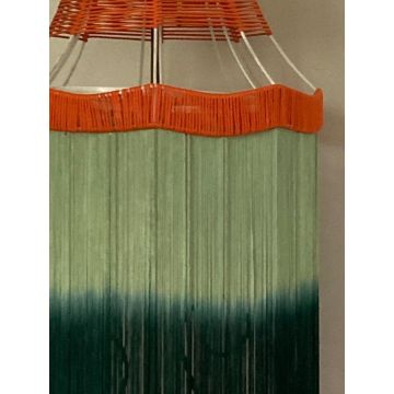 Blue Grass Ombre Fringe