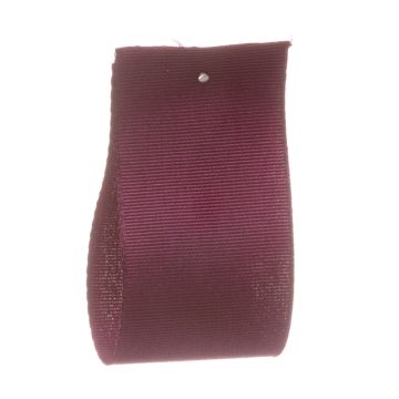 Palty Plum Fine Silk Grosgrain Ribbon