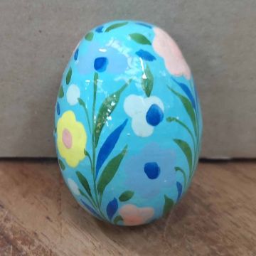 Blue Winkle Hand Crafted Egg