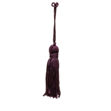 Damson Key Tassel