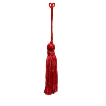 Post Box Red Key Tassel