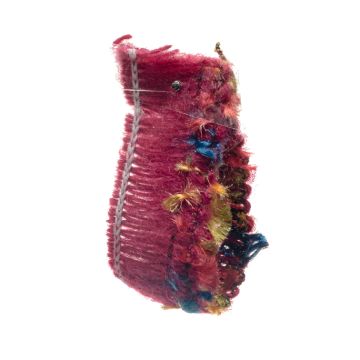 Magenta Wool Fringe 23mm