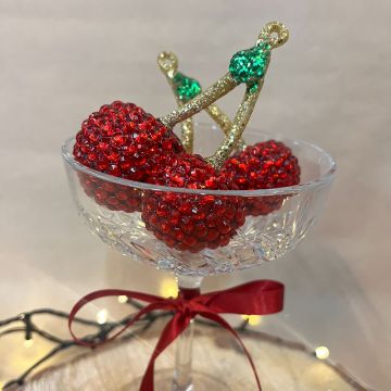 Raspberry Glass Cherries