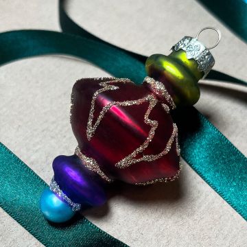 Ruby Slippers Glass Ball