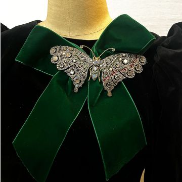 Deep Forest Vintage Butterfly