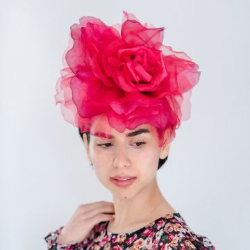 Ruby Slippers Giant Rose Headband