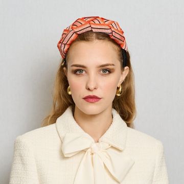 Red Squirrel Jacquard Headband