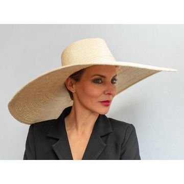 Clotted Cream Straw Fedora