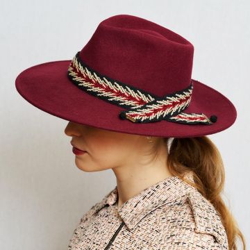 Dark Amaryllis Jacquard Trilby