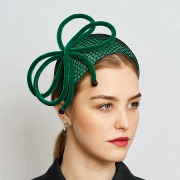 Emerald and Black Honeycomb Halo