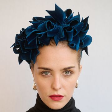 Evening Sky Bow on Bow Headband