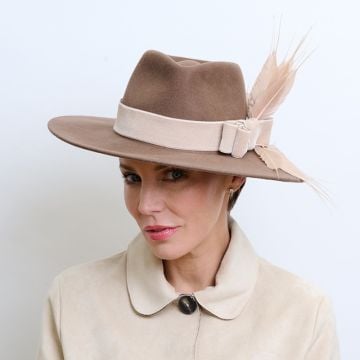 Fallen Leaf Feather Burst Trilby