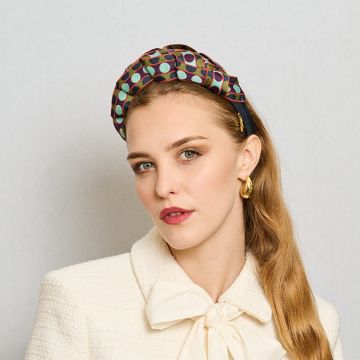 Leaf Green Jacquard Headband