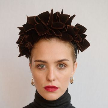 Mole Heap Bow on Bow Headband