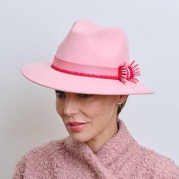 Pink Impatience Ombre Trilby