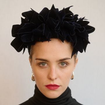 Pitch Bow on Bow Headband