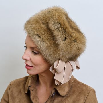 Sable Twig Faux Fur Hat