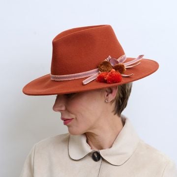 Red Squirrel Samurai Trilby