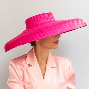 Sissinghurst Pink Drop Brim Sombrero