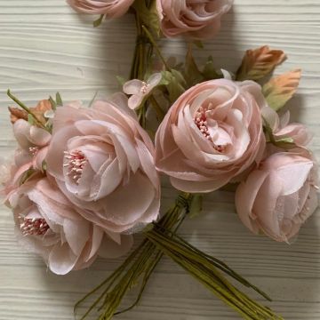 Ballet Pink Double Rose