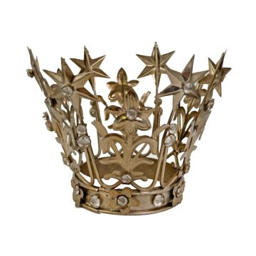 Silver / Bronze Antique Crown