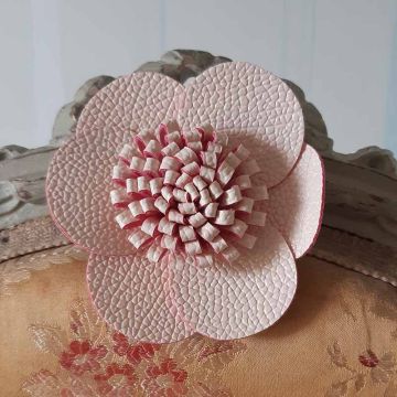 Ballet Pink Flower on Clip