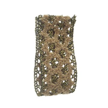 Barley Dust Chenille Braid