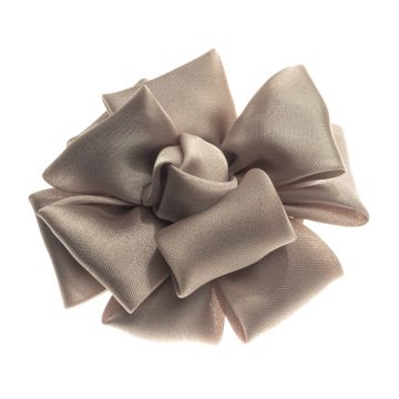 Barley Dust Satin Bow Rose