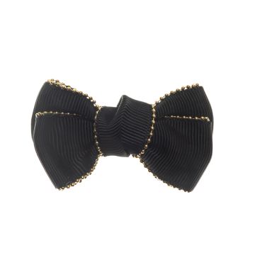 Black Bow On Clip