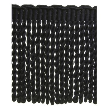 Black Bin End Bullion Fringe