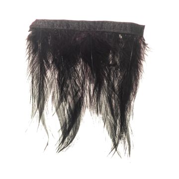 Black Damson Grizzly Schlappen Fringe