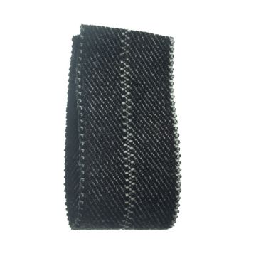 Black Denim Fold Over