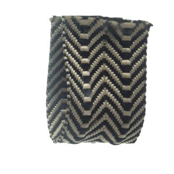 Black Herringbone