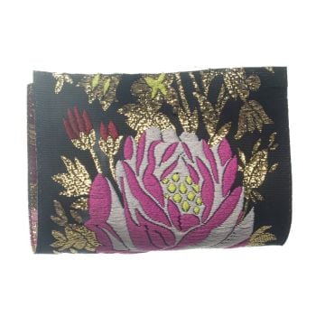 Black Flower Jacquard