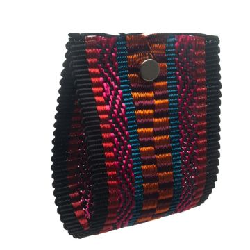 Black Pink Red Jacquard