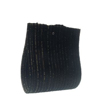 Black Stretch Velvet Corduroy