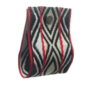 Black White Ecru Jacquard