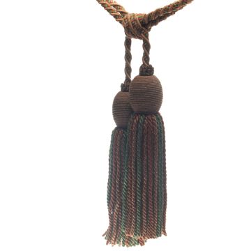 Brick Double Tassel Tie-Back
