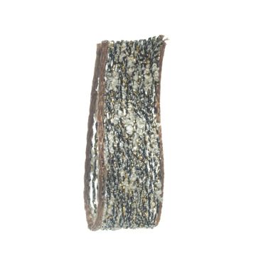 Brown Black Metallic Tweed