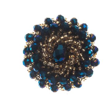 Ceanothus Beaded Brooch