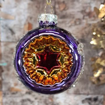 Liberty Iris Vintage Glass Balls