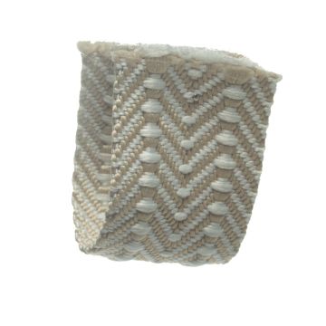 Clotted Cream Herringbone