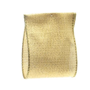Clotted Cream Flecked Wired Ribbon