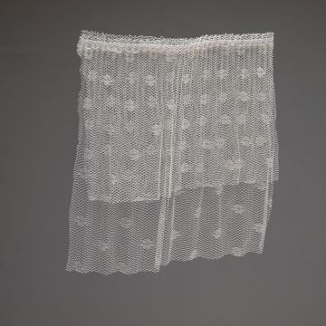 Clotted Cream Pleated Tulle