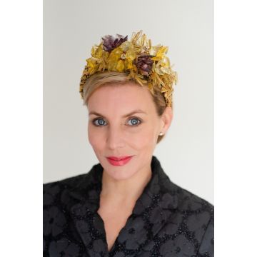 Golden Coco Acrylic Flower Headband