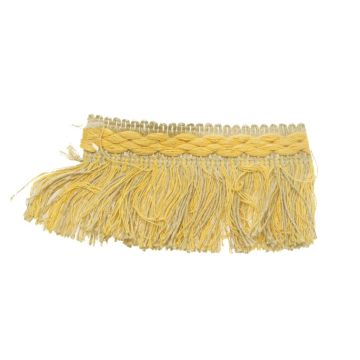 Daffodil Bin End Linen & Cotton Fringe 60mm