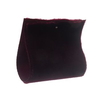 Dark Amaryllis Single Sided Velvet Ribbon