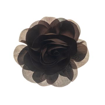 Dark Bark Rose Brooch