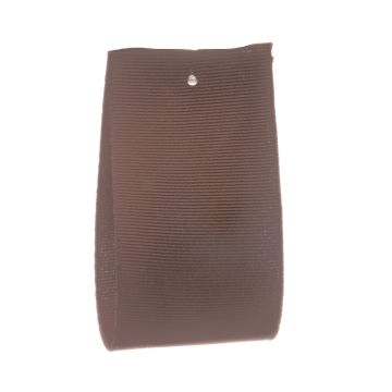 Dark Bark Fine Silk Grosgrain Ribbon